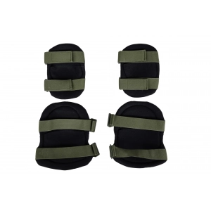 Wosport PA-07 knee and elbow protector set Olive
