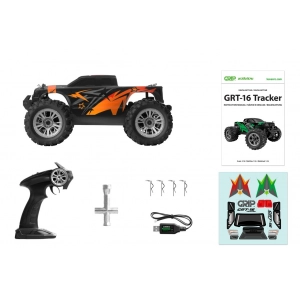 KAVAN GRT-16 Tracker RTR 4WD Monster Truck 1:16 - Raudonas