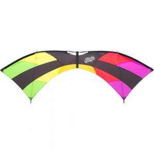 Mojo Rainbow - Quadline Kites, age 12+, 75x222cm, incl. 50kp Dyneema Line, 4x20m