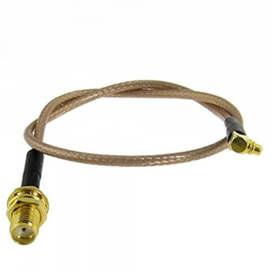 RF MMCX Male Right Angle Switch SMA Female Pigtail Cable RG1...