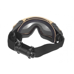 PROTECTIVE GOGGLE WITH BUILT-IN ANTI-FOG FAN - BLACK [FMA]
