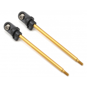 Traxxas 7763T TiN-Coated GTX Shock Shafts, Assembled with Rod Ends & Hollow Balls (pair)