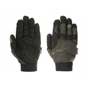TACTICAL LIGHTWEIGHT CAMOUFLAGE GLOVES (SIZE L) - MULTICAM BLACK
