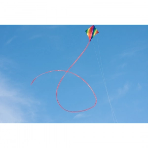 Dancer Rainbow Stunt Kite, age 8+, 90x90cm, incl. 17kp Polye...