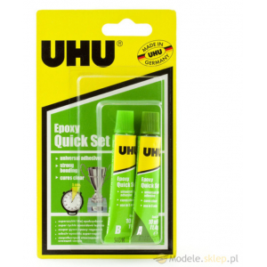 Epoksidiniai klijai UHU Quick Set 5min 2x10ml (blister)