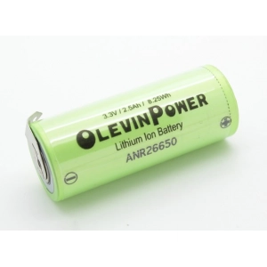 A123-3.3V Lithium Ion 2500mAh Single Cell baterija