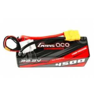 Gens ace 4500mAh 6S1P 22.2V 60C HardCase Lipo akumuliatorius su XT90 jungtimi