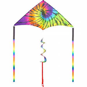 Delta Rainbow Rider - Kids Kites, age 10+, 98cmx210cm, incl. 45kp Polyester Line