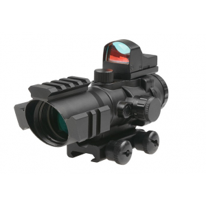Rhino 4X32 Scope with Micro kolimatorius