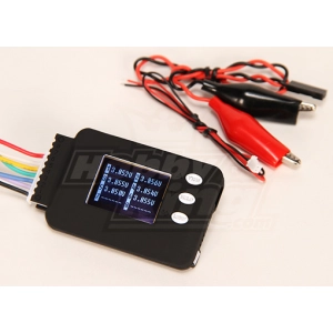 Cell-Log 8M Cell Voltage Monitor 2-8S Lipo