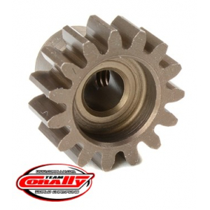 Team Corally M1.0 Pinion - Short - Hardened Steel - 15 Teeth - Shaft Dia. 5,0mm