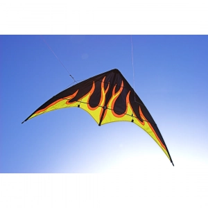 Bebop Fire - Stunt Kite, age 8+, 60x145cm, incl. 20kp Polyes...