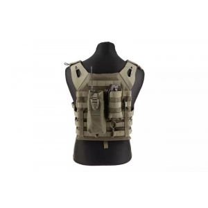 Jump type tactical vest - black