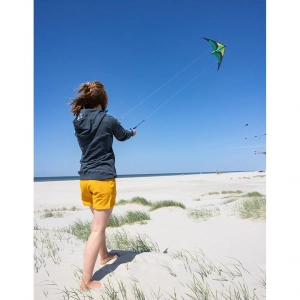 Limbo II Emerald - Stunt Kite, age 10+, 67x155cm, incl. 40kp...