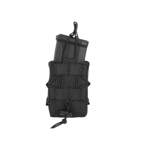 MOLLE DOUBLE RIFLE MAG SPEED POUCH - BLACK