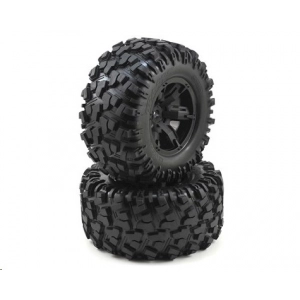 Traxxas X-Maxx Pre-Mounted Tires & Wheels (2) (8S Rated