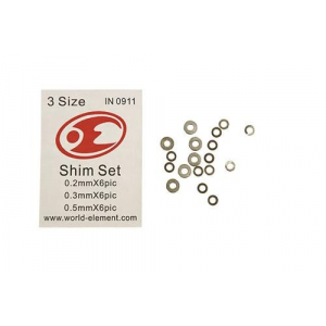 Shim set for gearbox