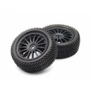 BRC-196336 4WD FRONT TYRE AND RIM HEX 12 MM, 15 SPOKES, 90 *...