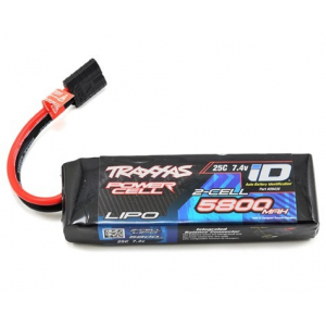 Traxxas 2S "Power Cell" 25C LiPo akumuliatorius su iD Traxxas jungtimi (7.4V/5800mAh)