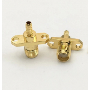 1Pcs IPX U.fl IPEX to SMA Female 2 Hole Flange Mount Panel Jack RG178 Coax Pigtail Cable Connector 10CM