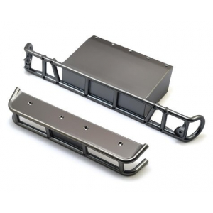 Traxxas Unlimited Desert Racer Rear Bumper Set (Satin Black)
