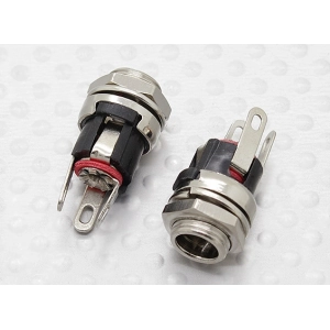2.1mm - 5.5mm DC Chassis Socket Jack (2pc) [113]