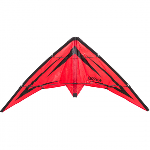 Quick Lava - Stunt Kite, age 8+, 48x115cm, incl. 17kp Polyester Line, 2x30m