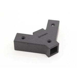RotorBits 45 Degree Y Connector 2 Sided (Black) [194]