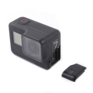 Side Door USB Charging Port HDMI atsarginis dangtelis skirtas GoPro Hero 7 juodai kamerai