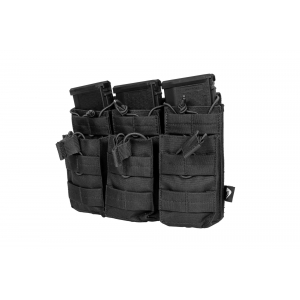 M4/M16 type triple duo magazine pouch - black