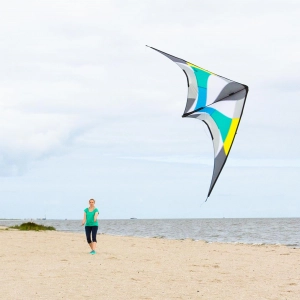 Maestro Aqua - Stunt Kite, age 14+, 95x220cm, incl. 60kp Dyn...