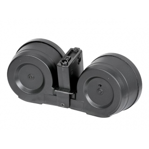 3000RD ELECTRIC DOUBLE DRUM MAGAZINE FOR M4/M16 - BLACK