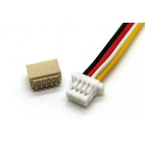 SH 1.0mm 2Pin Male/Female jungtis su 100mm ilgio laidu