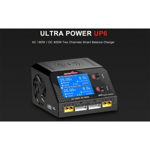 Ultra Power UP6 160W/400W Dual Port Multi Chemistry AC/DC pakrovėjas
