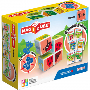Geomag Magicube Printed Insects + Cards 7 pcs