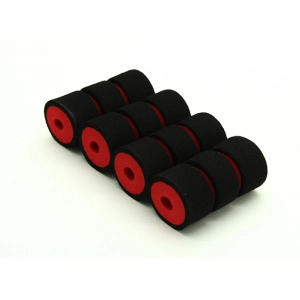 Multi-Rotor Shock Absorbing Foam Skid Collars Red/Black (47x23x6mm) (4pcs) [109]
