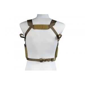 Low-Profile Speed Chest Rig Tactical Vest - Coyote Brown