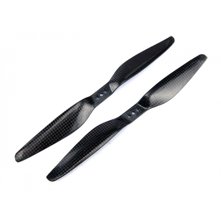  17x 5.5 inch 3K Carbon High Efficiency Propeller Set (one CW, one CCW)