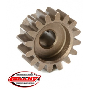 Team Corally M1.0 Pinion - Short - Hardened Steel - 16 Teeth - Shaft Dia. 5,0mm