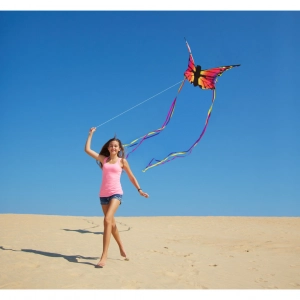 Butterfly Kite Ruby L - Kids Kites, age 5+, 80x130cm, incl. ...
