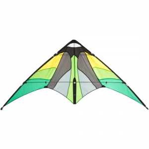 Cirrus Emerald - Stunt Kite, age 10+, 54x115cm, incl. 25kp Line, 2x25m
