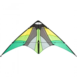 Cirrus Emerald - Stunt Kite, age 10+, 54x115cm, incl. 25kp Line, 2x25m