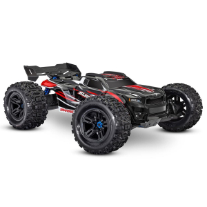 Traxxas Sledge RTR 6S 4WD Elektrinis Monster Truck RC Modelis (Raudonas)