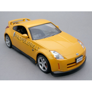 Radijo Bangomis Valdomas NISSAN 350Z 1:14 27mhz RTR (Geltonas) []