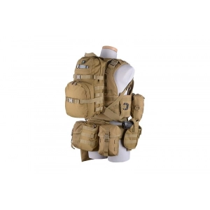 Cargo Pouch with Pocket - Tan