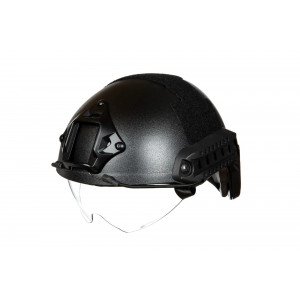 X-Shield MH helmet replica with goggles - Black
