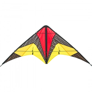 Quickstep II Graphite - Stunt Kite, age 10+, 60x135cm, incl. 20kp Polyester Line 2x20m
