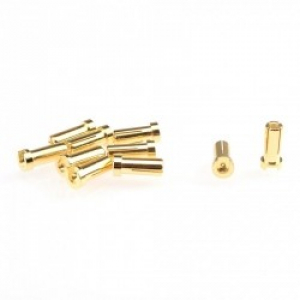 5mm bananinės Male 14mm ilgio jungtys 1vnt