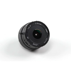 2.8mm IR Board Lens F2.0 CCD Size 1/2.5" 156° Angle w/Mount
