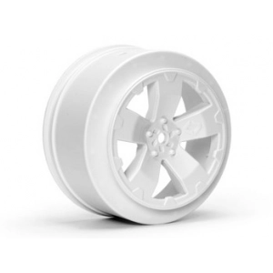 Sabertooth Losi-SCTE/22SCT Wheel | White | Pair